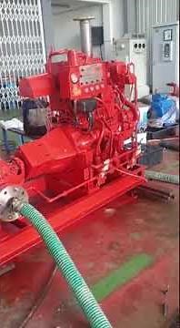 Test Running fire Pump Clarke