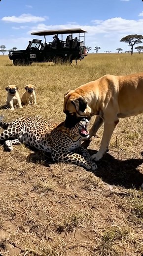 2M views · 10K reactions | Can the leopard fight back against the lion’s attack? 女⚔️❓ | Cute Pets | Facebook