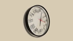 timelapse clock animation 24 hours loop able