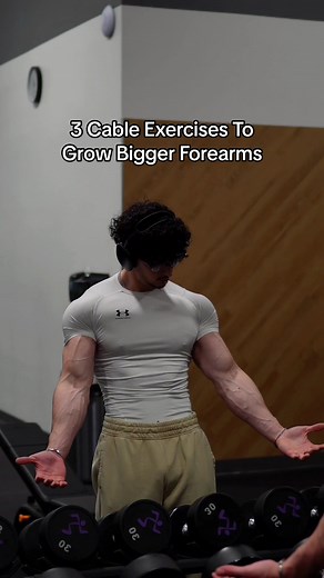 3 Cable Exercises To Grow Bigger Forearms 🦾