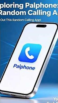 This app lets you talk to strangers worldwide! 🌍 | Palphone Random Call Review”#shorts #chatting