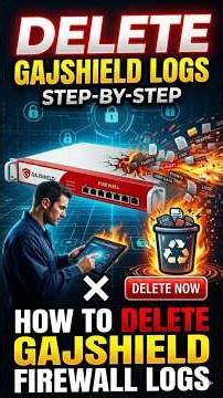 How to Delete Gajshield Firewall Logs Fast 🔐 | Firewall Admin Guide