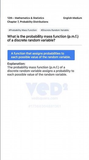 Understanding Probability Mass Function in 12th Grade Math