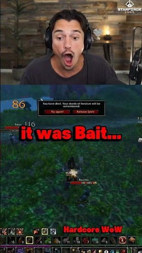 Baited Into World PVP In Hardcore WoW
