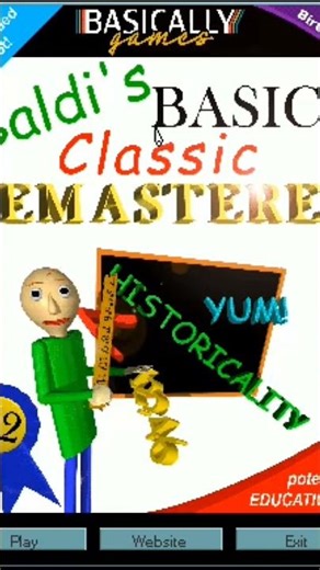 Venom plays Baldi's Basics Pt.1 #funny #venom #baldisbasics