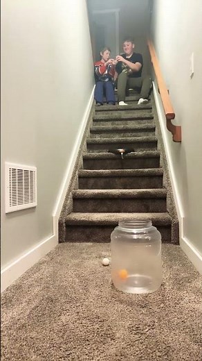 Pan shot swish #trickshot #pingpongtrickshots #pan