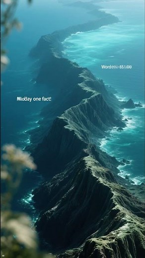 The world’s longest mountain range is underwater #mindblowingfacts