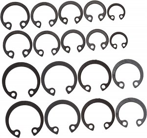 [Hot Item] Retaining Clip Assortment 1 Set Fastening Ring Buckle Snap Ring Assortment Retaining Snap Rings