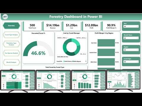 Forestry Dashboard in Power BI
