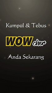 Baru! Tebus pelbagai eVoucher jenama-jenama hebat dengan WOWcher anda! Lengkapkan gaya hidup moden anda, lebih banyak mata WOWcher anda, lebih lagilah kegembiraan! Tebus sekarang di aplikasi myWOW anda! #WOWcher #TONEWOW #PrepaidThatPays #myWOW #ToneExcel #TonePlus | TONE WOW