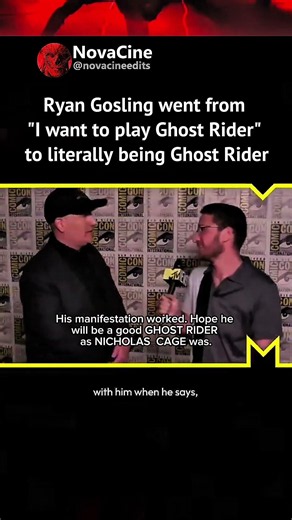Ryan Gosling Really Manifested Being The New Ghost Rider into Reality 🔥😭