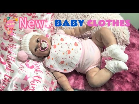 Adorable New Baby Clothes for Cute (Huge!) Reborn Like Doll! Budget friendly too!