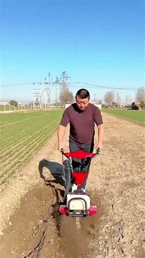 Efficient Land Cultivation Using a Handheld Walk Behind Power Tiller