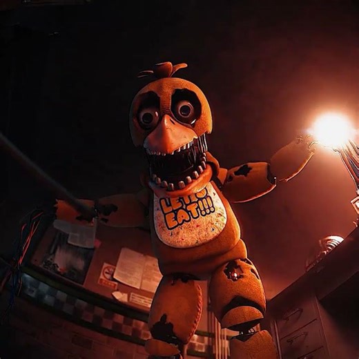 Withered Chica FNAF Voice Line Animated