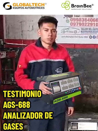 Los profesionales del diagnóstico automotriz recomiendan el Analizador de Gases AGS-688 de Brain Bee Quieres comprar un analizador de gases? GLOBALTECH cuenta con el equipamiento automotriz que tú negocio necesita. analizador de gases es utilizado en varios Centros de revisión técnica del país y con respaldo nacional de GLOBALTECH ECUADOR #analizadordegases #matriculacionvehicular #revisionvehicular #tallermecanico #mecanicos