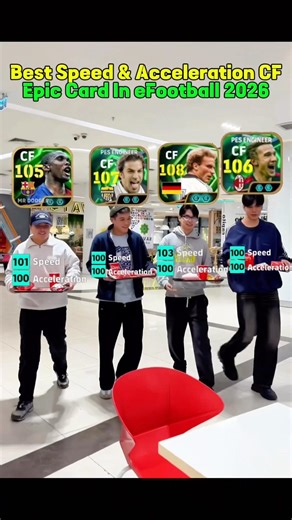 Best Epic Speed & Acceleration Goal Poachers CF Card In eFootball 2026 #efootball #pes #pesmobile