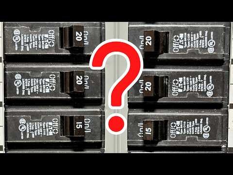 The EASY WAY to Find a Circuit Breaker for an Outlet, Light Fixture, etc.