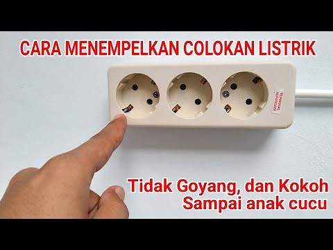 TIPS/HOW TO ATTACH AN ELECTRICAL PLUG TO A WALL PROPERLY SO THAT IT DOESN'T COM OUT EASILY