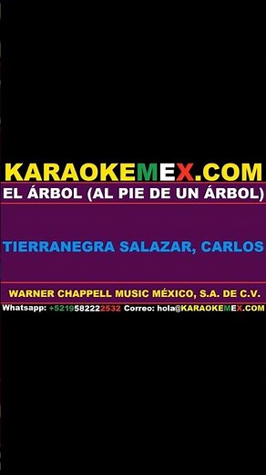 karaoke vaqueros musical - el arbol #karaokemex