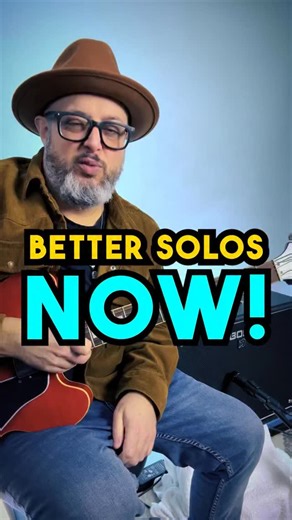Memorizing scale shapes helps, but it won’t stop you from getting lost. The real shortcut is knowing your root notes all over the neck. When you think in terms of the tonal center instead of boxes, your licks connect naturally and your solos start to make sense. Quiz yourself on where the root lives in every position and build your phrases around it. This mindset opens the fretboard way faster than memorizing another shape! | Marty Schwartz