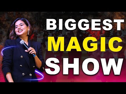 World Famous Magician Suhani Shah Performing Stand-Up Magic FULL House ||