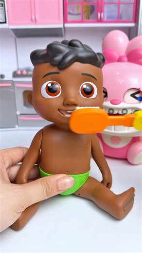 ASMR Unboxing Cocomelon & Pink Rabbit Bath Set Toys | Satisfying ASMR Videso #shorts