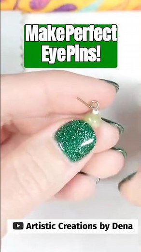 Mastering Eye Pins, Part 2: A Quick Jewelry Tip! #shorts