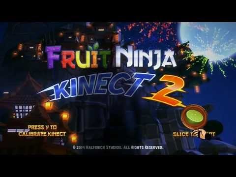 Fruit Ninja Kinect 2 Xbox One gameplay Quickplay Arcade