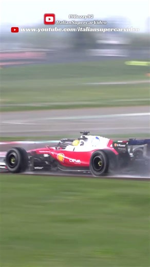 💧 Lewis Hamilton & Ferrari SF-26 - Wet Tyres Test #shorts