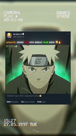 MINATO ENTRY 🤯💀