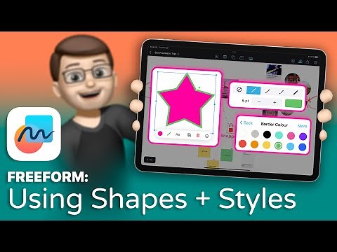 Freeform: Shapes and Custom Shape Styles | Complete Guide for iPad (3/9)