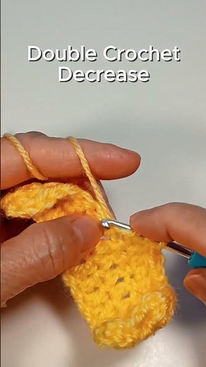 Double Crochet Decrease (dc2tog) – Beginner Visual Demo