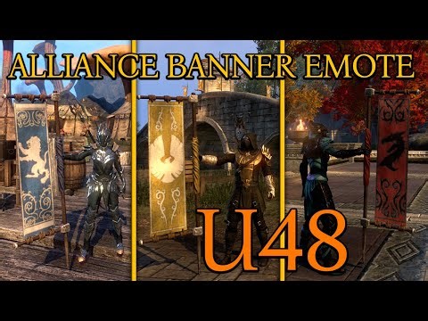 Alliance Banner Emote | Update 48 | ESO