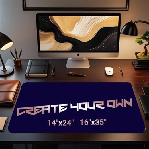 Custom Desk Mat, Personalized TCG Playmat, Large Mouse Pad | Gaming Gift for Boyfriend, Husband, Dad