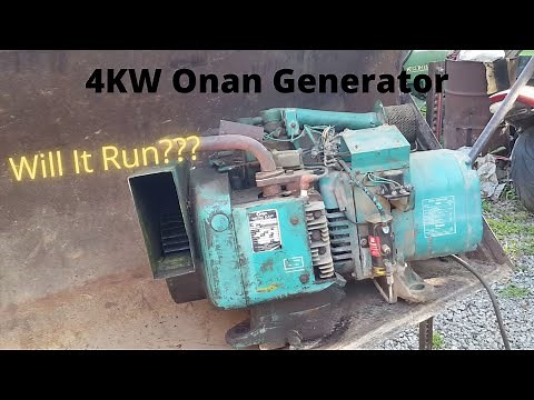 MOW - Can we get this 4KW Onan generator running?