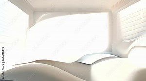 Soft shadows that gradually ripple and build up an atmosphere of gradually shifting light and dark. Abstract motion animation