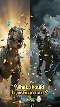 3 Second Dinosaur Transformations