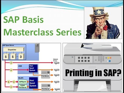 SAP Basis Masterclass 15 || SAP Printer Administration || SPAD || SP01 || SAP Spool || SAPPRINT