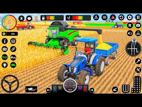 Modern Tractor Farming Driving Simulator 3D - New Tractor Games - Android Gameplay