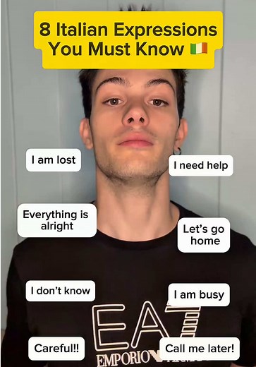 Basic Expressions in Italian for Beginners