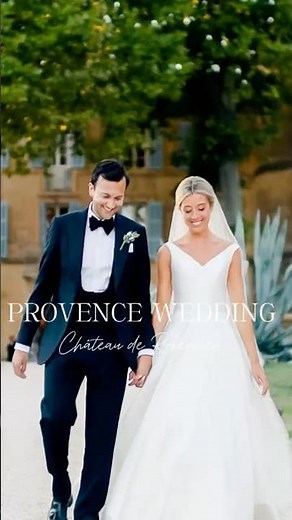 Provence Wedding at Château de Robernier | Romantic French Destination Wedding Film #wedding