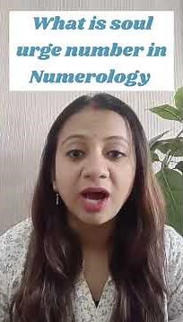 What is soul urge number in Numerology...