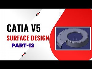 CATIA V5 Surface Design Tutorials Part-12| Practice Exercise-Spiral Model