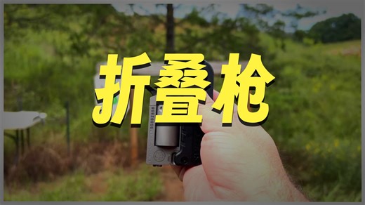 如弹簧刀一般的袖珍折叠转轮手枪Switch Gun