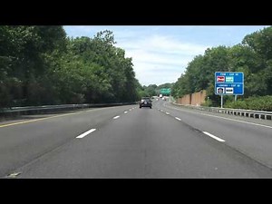 Middlesex Freeway (Interstate 287 Exits 33 to 39) northbound