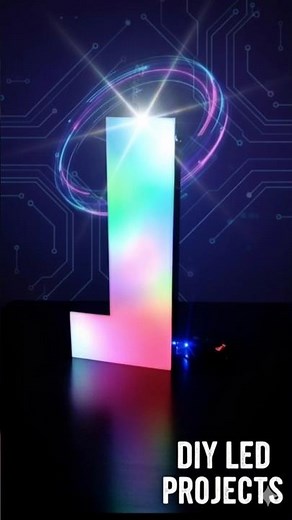 I Built A DIY Full-Color LED Letter Sign