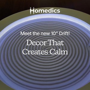The perfect blend of size, style, and relaxation. The 10" Drift is here to transform your self-care routine. | Homedics