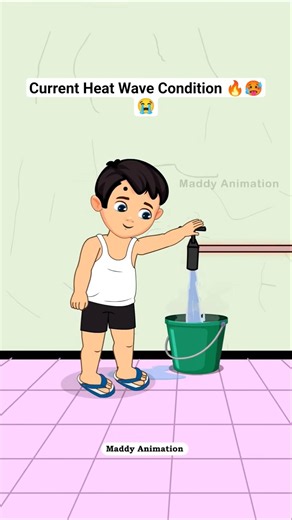 Current Heat Wave Condition 🔥🥵😭 #relatable #viral #animation #heatwave #shorts #cartoon #trending