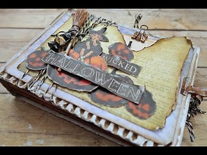 31 Night Street Halloween Mini Album by jenofeve designs