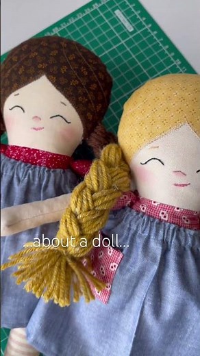 Have you ever made a rag doll? You should try! Subscribe and don’t miss this free pattern!